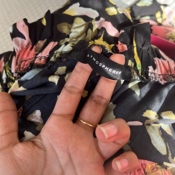 Atmosphere Black Floral Mini Dress - Picture 2 of 6